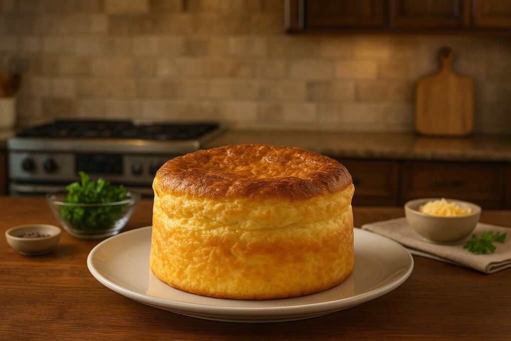 Soufflé de Queso Esponjoso